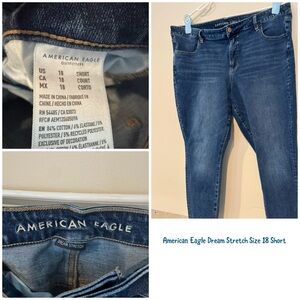 American Eagle Outfitters Dream Stretch Dark Blue Skinny Jeans